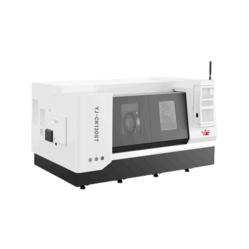 YJ-CK140ST Dual-spindle Dual-Turret CNC Machine for Shafts or Tube Parts
