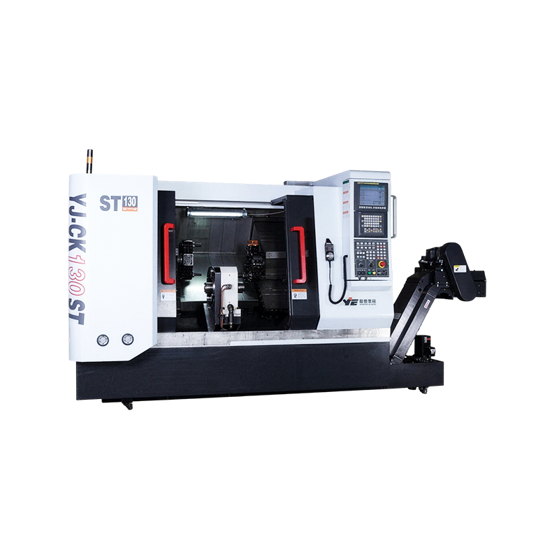 YJ-CK200ST Dual-spindle Dual-Turret CNC Machine Double-End Processing