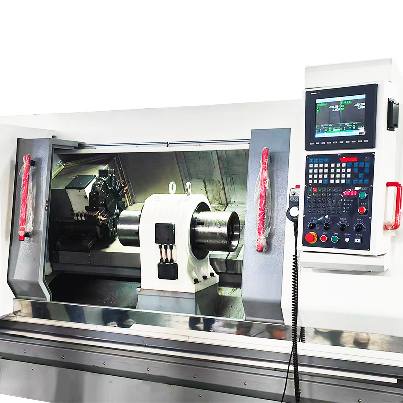 YJ-CK300ST Single-Spindle Double Turret Lathe