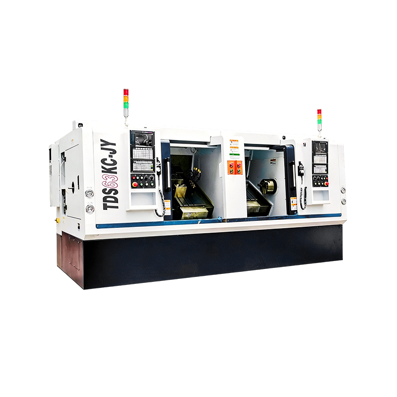 YJ-CK50SDT Opposed Double-Spindle Inverted Turning Machine
